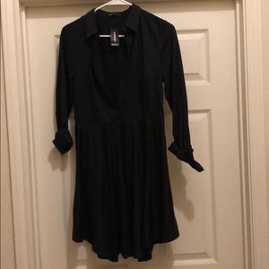 Express button down dress